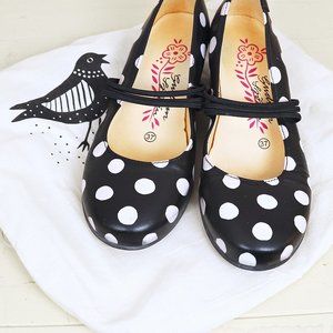 Gudrun Sjoden Dotted Mary Jane Klacksko, Sz EU 37